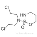 2H-1,3,2-oxazafosforina-2-amina, N, N-bis (2-cloroetil) tetrahidro-, 2-óxido CAS 50-18-0